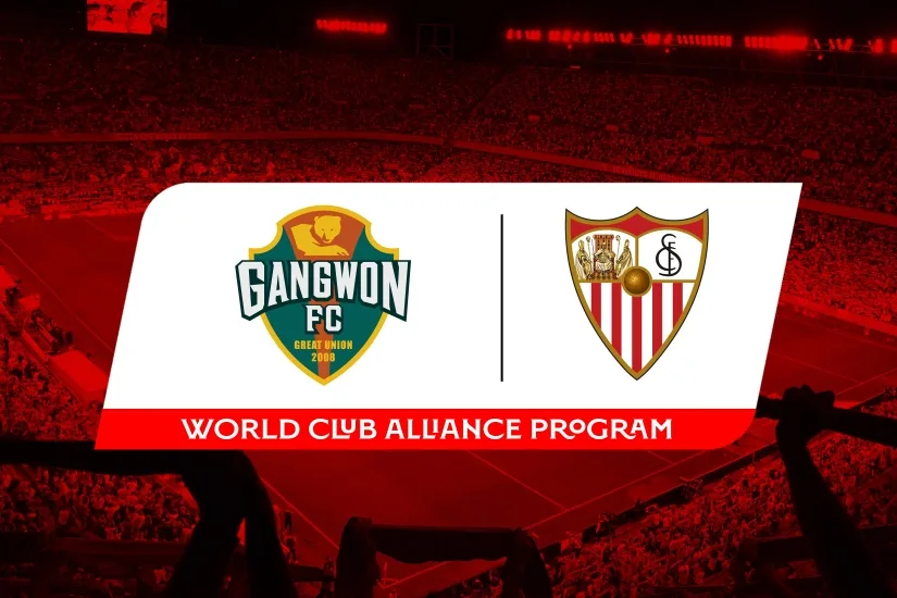El Sevilla FC y el Gangwon FC se unen en una nueva alianza estratégica internacional