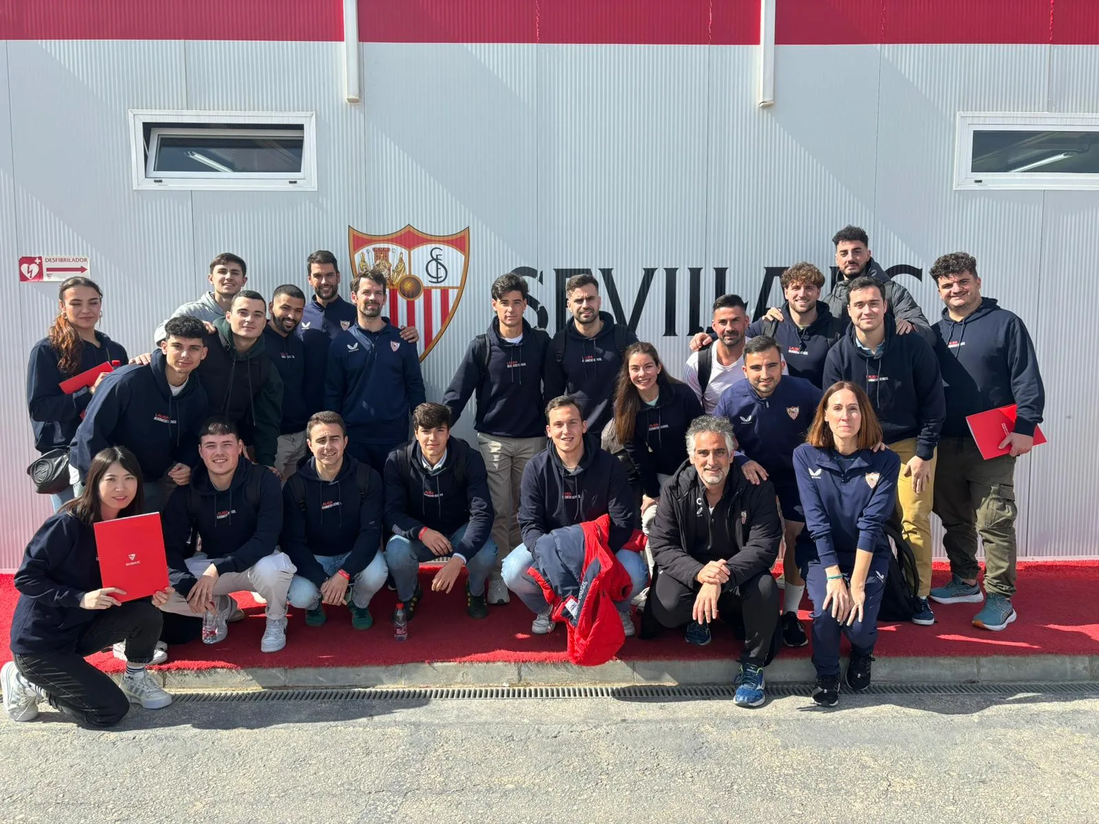 Training day at Sevilla FC facilities with students from LaLiga Business School