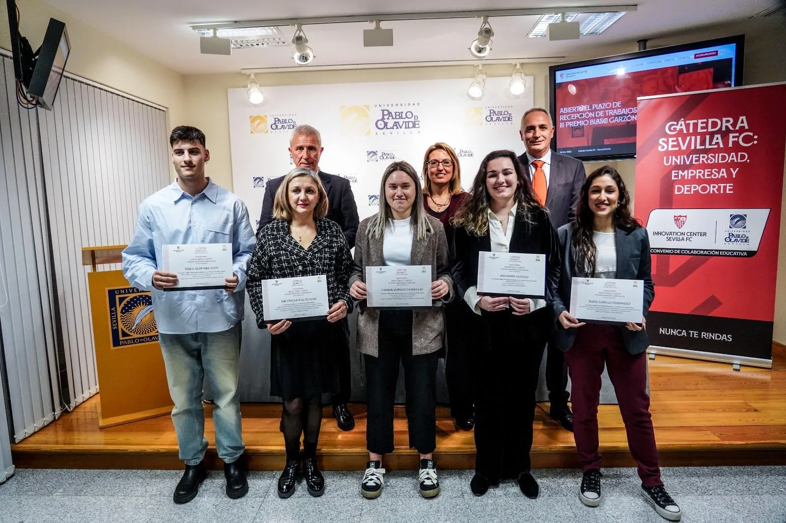 The III Blasco Garzón Awards were presented at Pablo de Olavide University