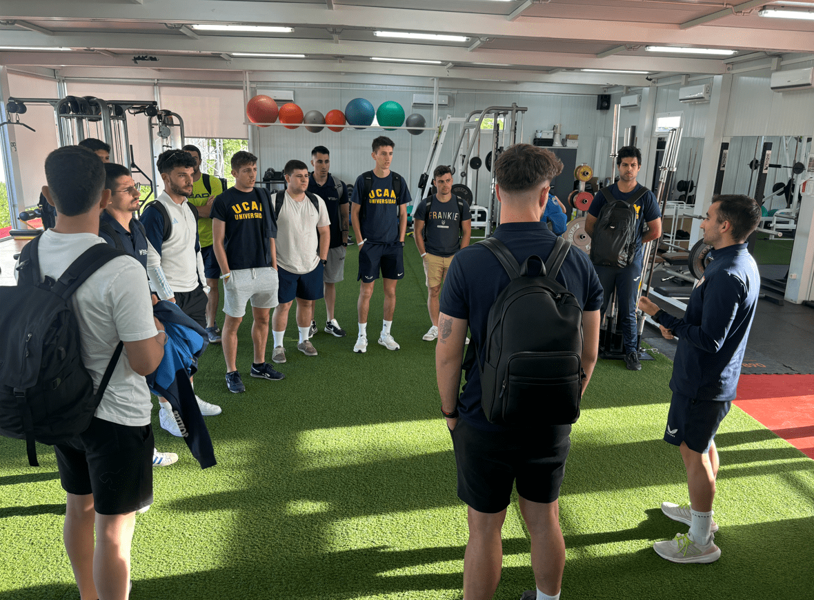 Students from the Master’s program in Physical Preparation and Sports Rehabilitation visit the Training Academy