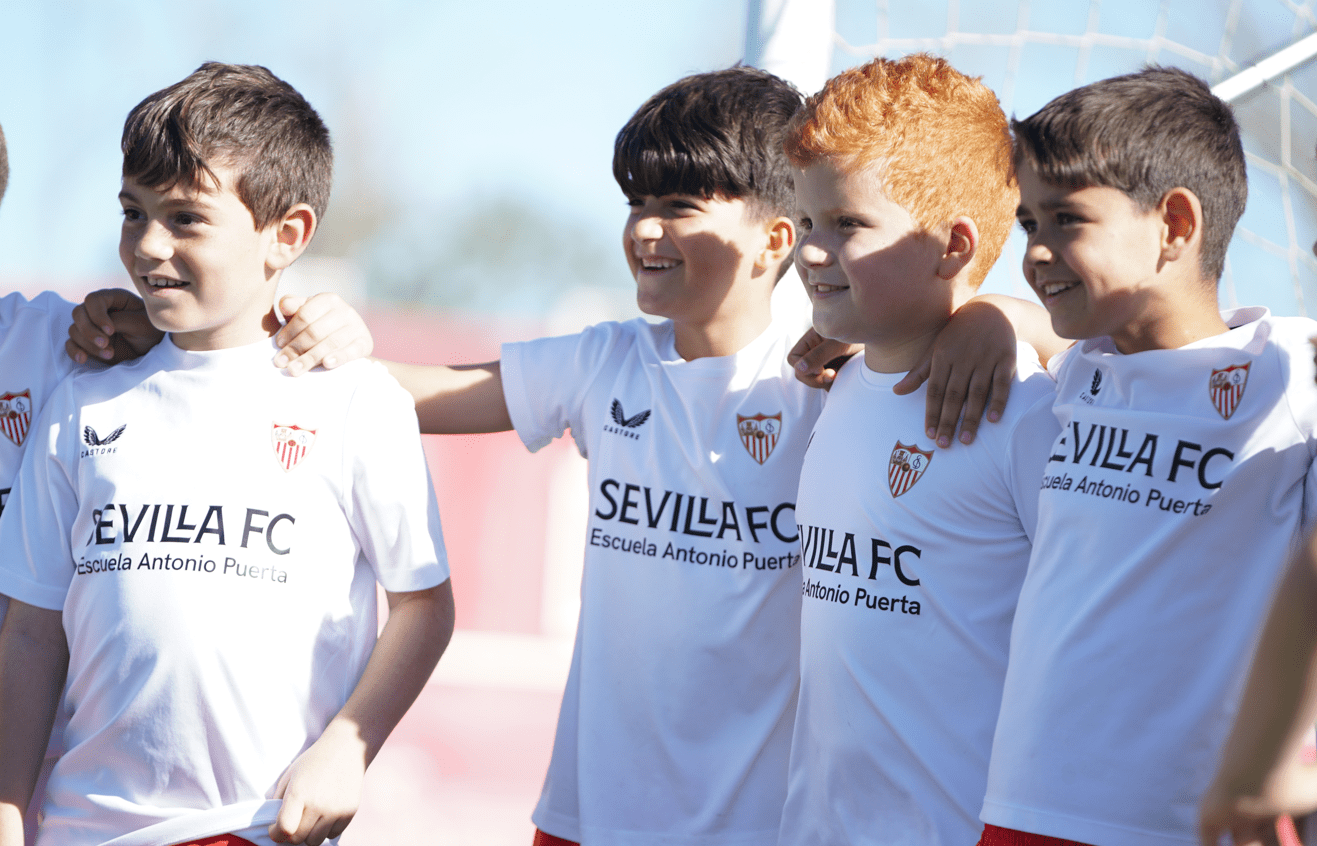 New season at the Antonio Puerta School, where sportsmen with Sevillista values are created