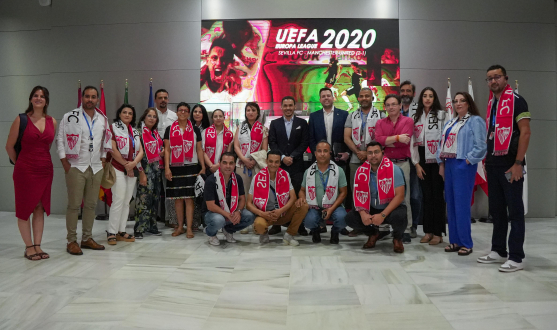 El Sevilla FC acogió a la delegación del gobierno de Marruecos