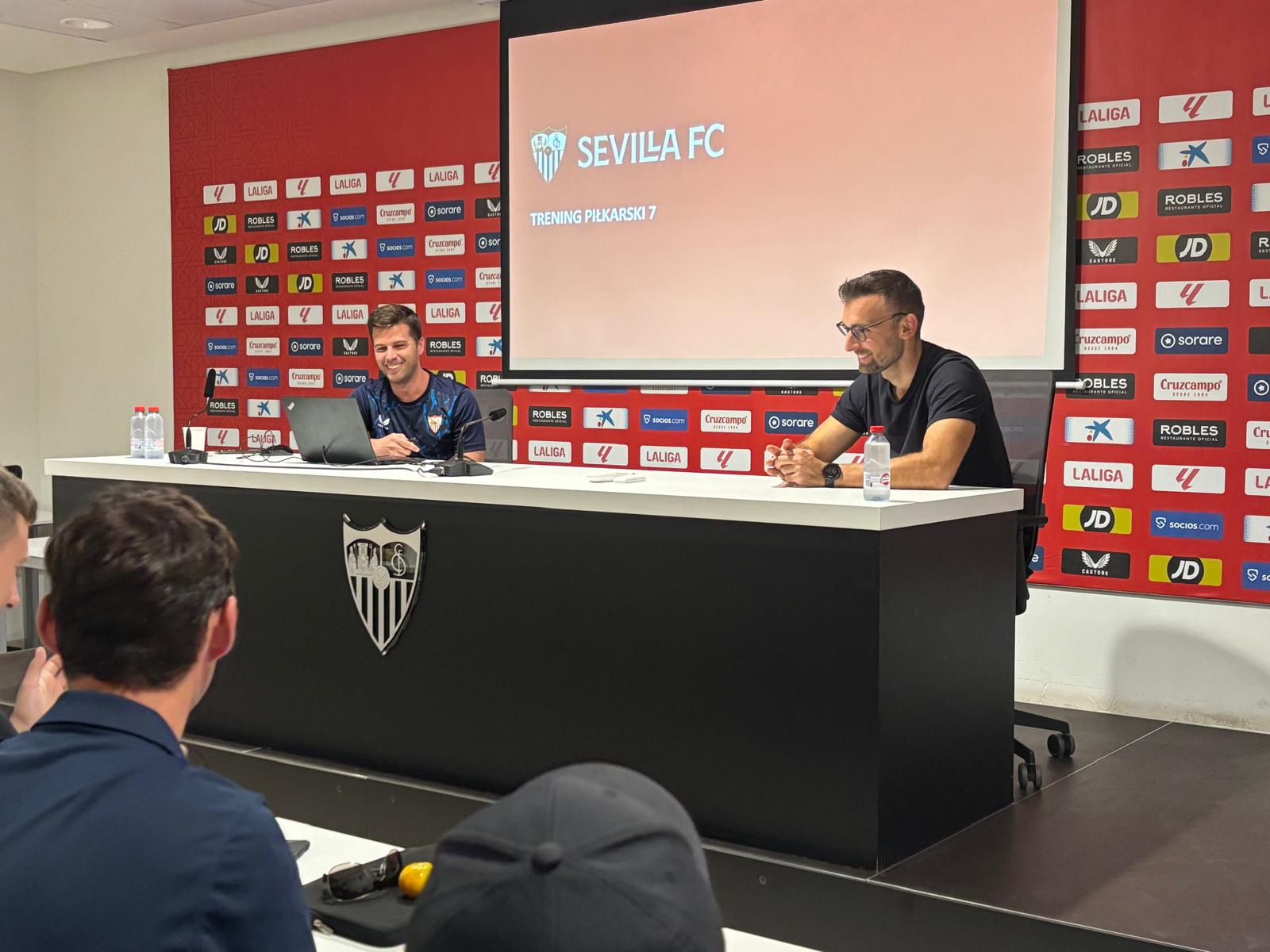 The Polish Football Federation participated in training sessions at Sevilla FC’s Coaches Academy