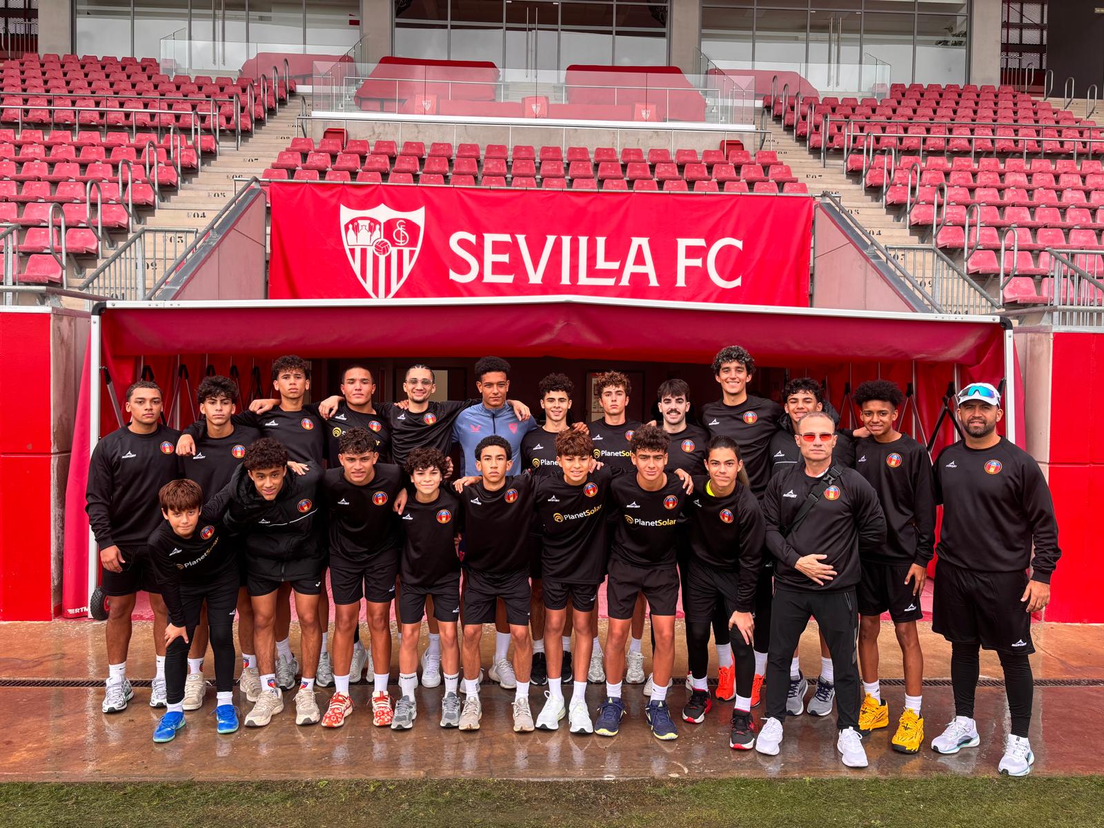 La Academia Hispania FA de Puerto Rico participó en el programa Players Academy del Sevilla FC