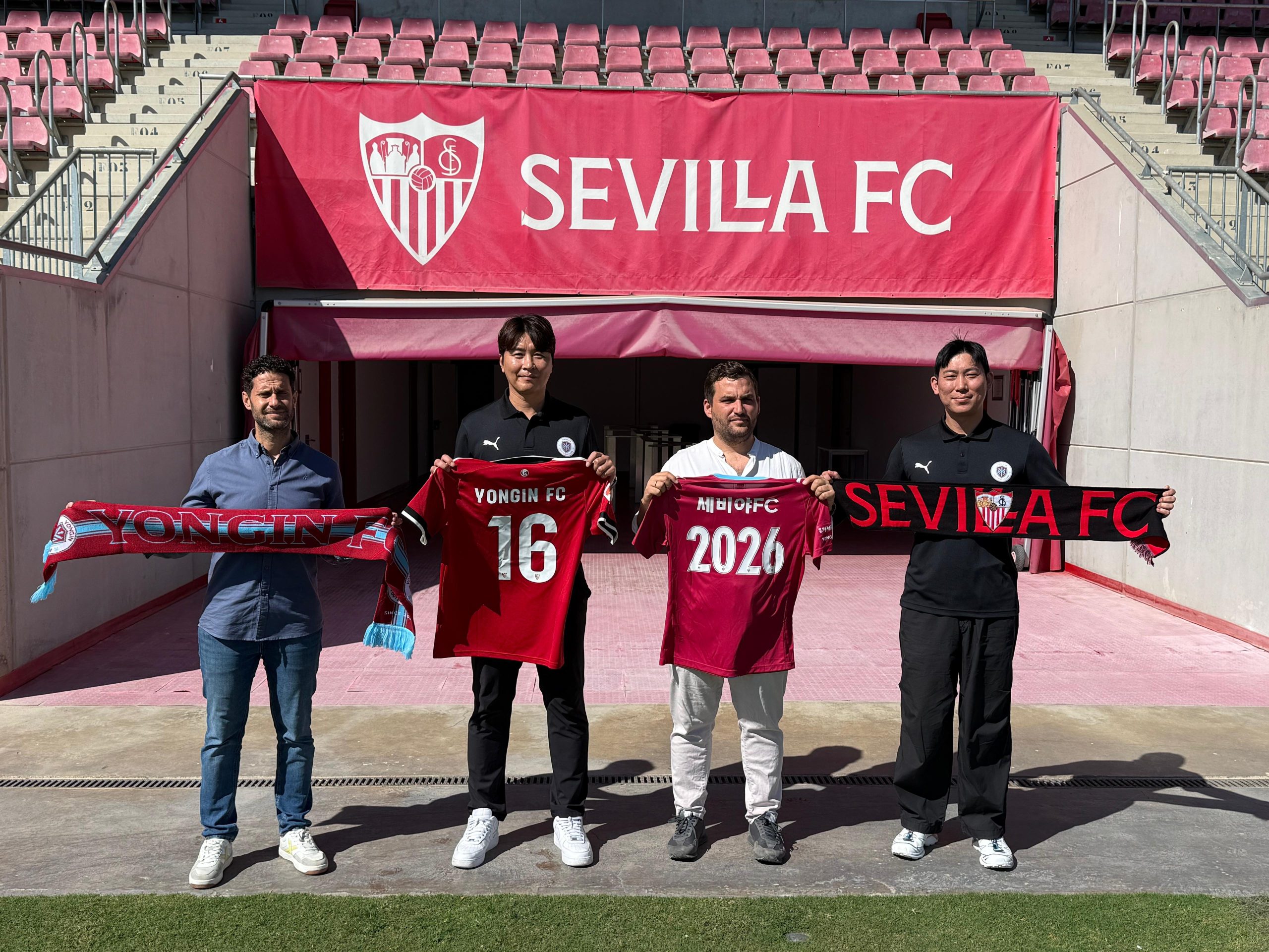 Yongin FC U17 completes an international training week with Sevilla FC